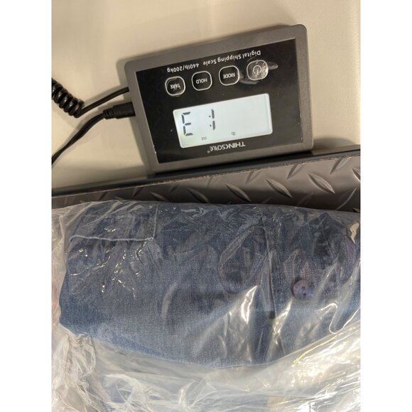 Isaac Mizrahi Live Petite Bridgehampton Stretch Chambray Dress Medium Indigo XL - Picture 6 of 6